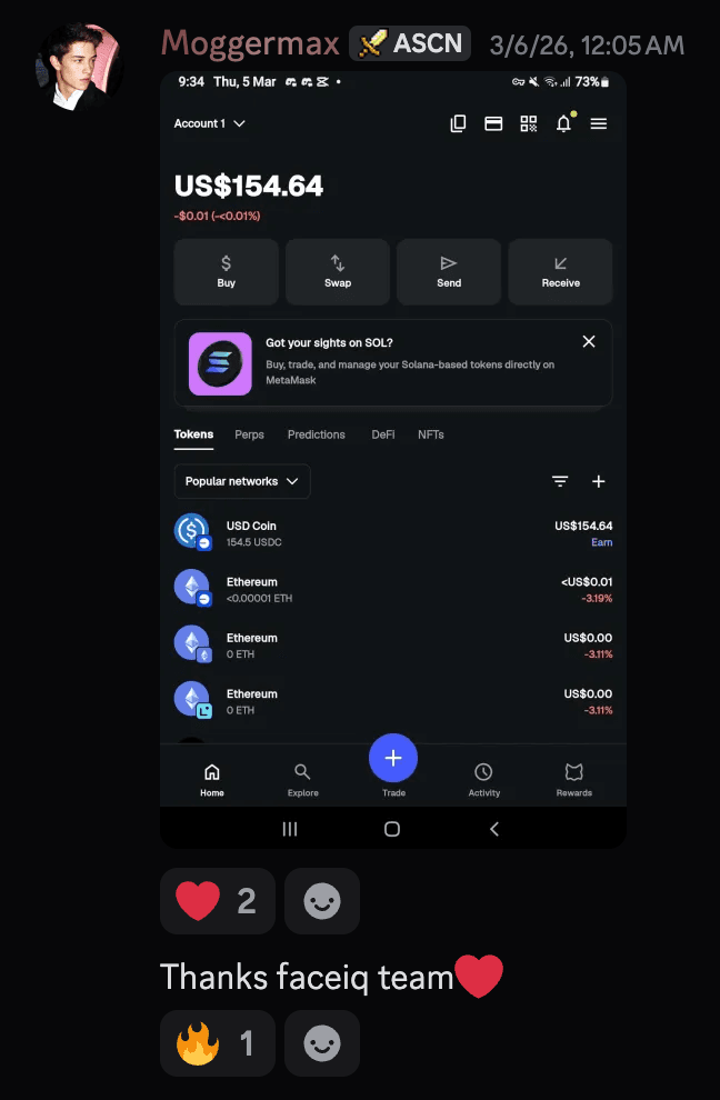 Creator payment proof